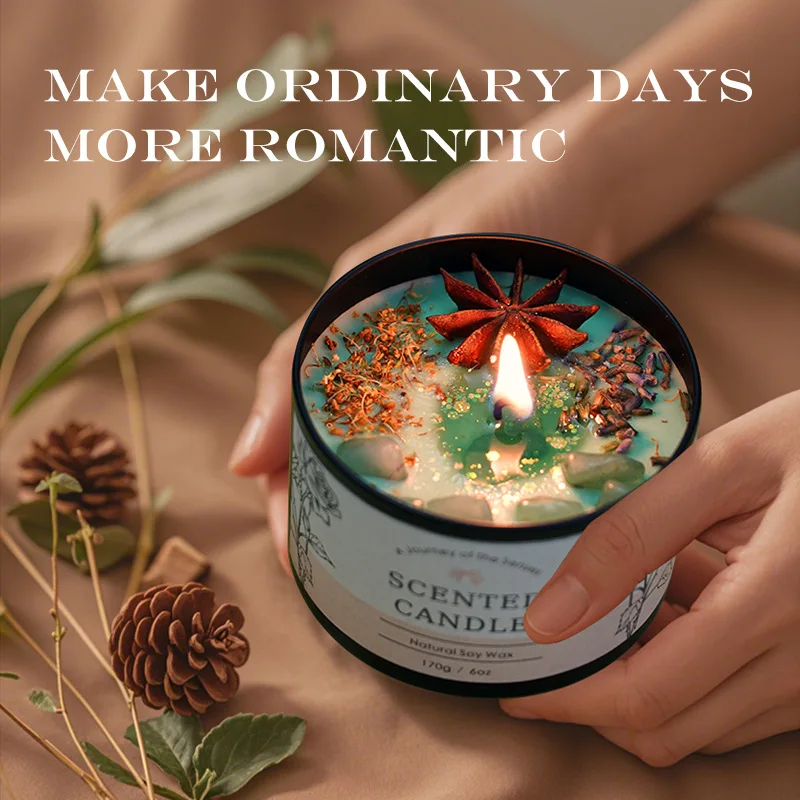 Home Fragrance - Candela creativa per aromaterapia in cristallo